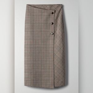 NWOT Aritzia Babaton Plaid Skirt
